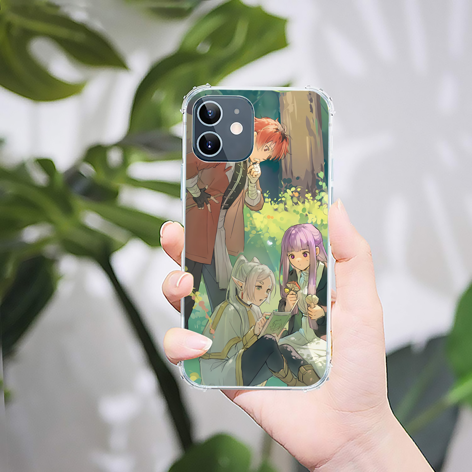 （画像用） 葬送のフリーレン Frieren 【iPhone 12シリーズ対応】透明スマホケース（クリアソフトケース）
